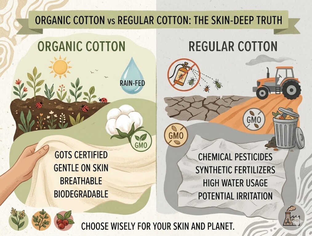 Organic Cotton vs. Regular Cotton