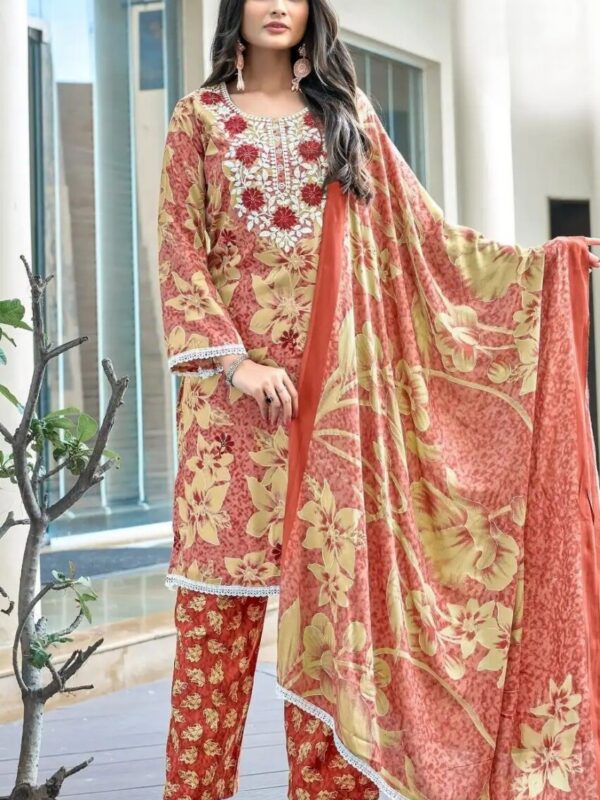 JT BULBUL RAYON DRESS MATERIAL